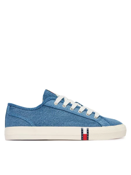 Tommy Jeans Niske tenisice ARCHIVE mornarsko / traper / crvena / bijela plava