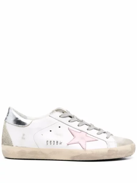 Sneakerși Golden Goose din piele alb