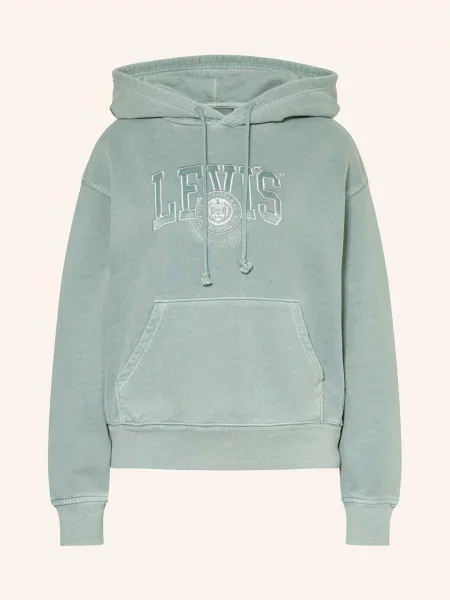 Levi's® Mikina S Kapucí Graphic Heritage tmavě modrá bílá