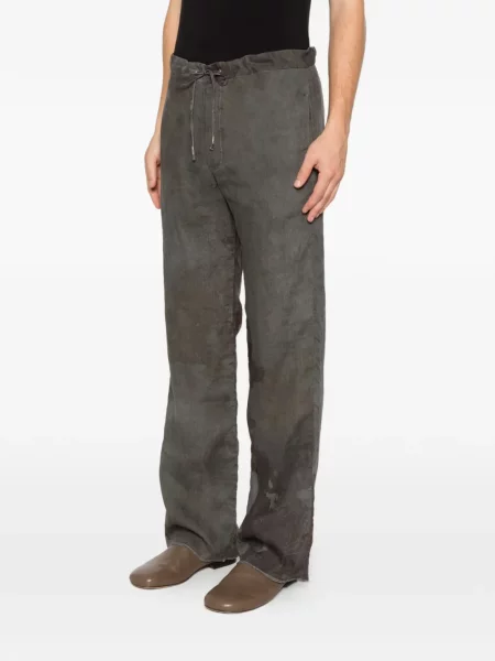 Pantaloni K'ang cu cordon gri