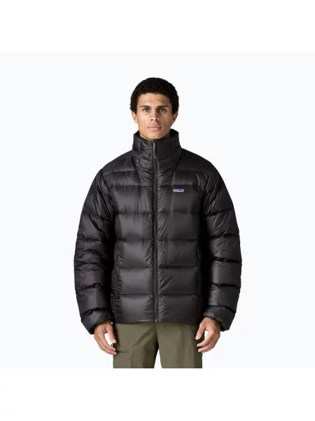 Geacă cu puf pentru bărbați Patagonia Fitz Roy Down black negru