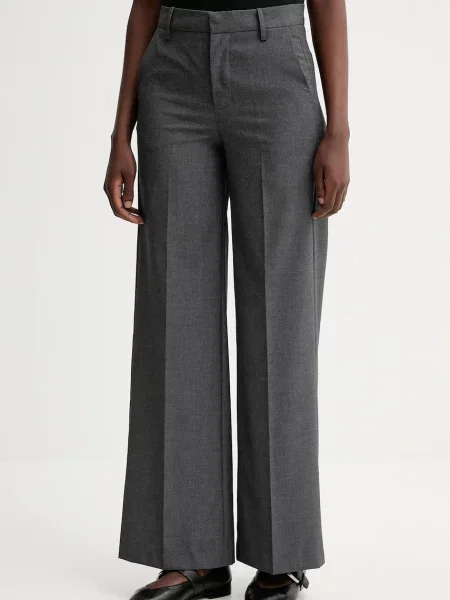 ZADIG&VOLTAIRE pantaloni lat high waist gri