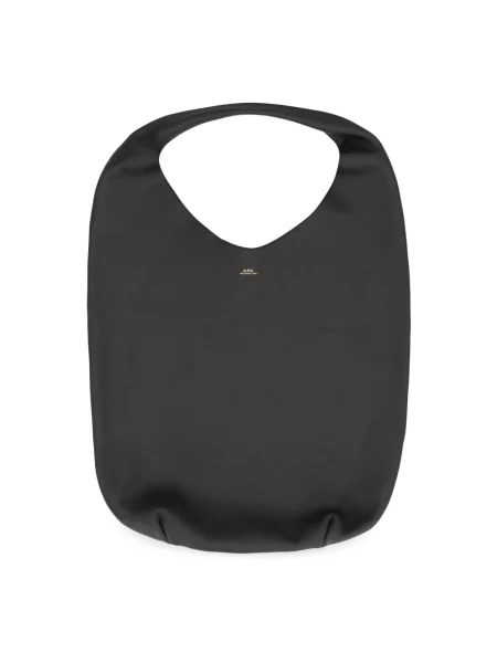 Torebka hobo A.p.c. skórzana czarna