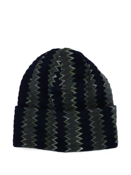 Căciulă Missoni tricotate albastru