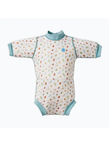 Детски неопренов костюм за плуване Splash About Happy Nappy little acorns синьо