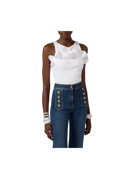 Top Elisabetta Franchi biały