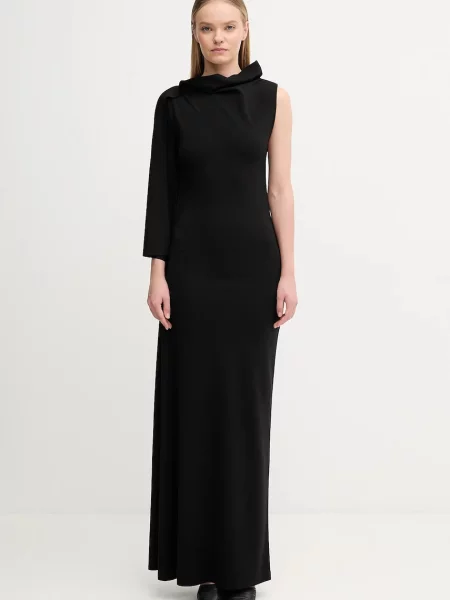 Sportmax sukienka NICCHIA maxi oversize czarny
