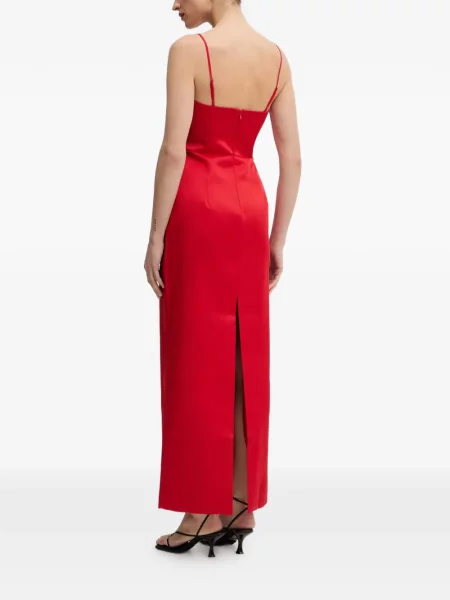 Rochie Bardot de costum roșu