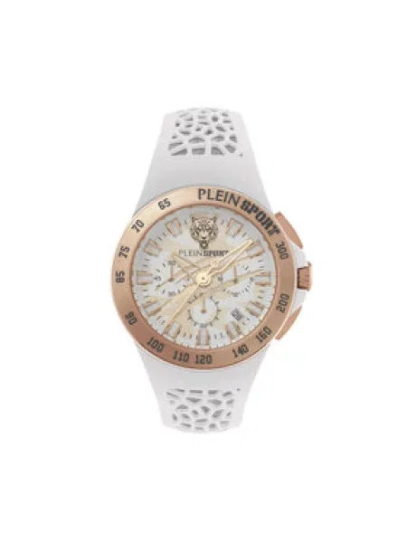 Plein Sport Hodinky Thunderstorm Chrono stříbrná