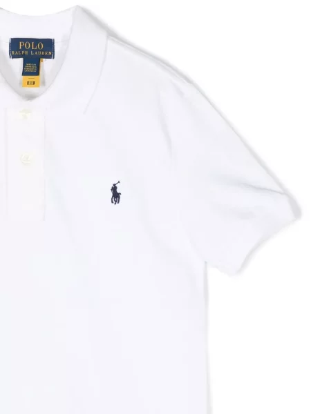Koszulka polo dziecięca Polo Ralph Lauren biała