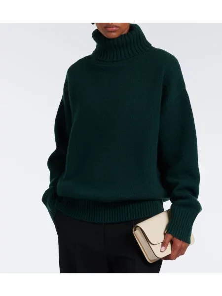 Pulover Extreme Cashmere din cașmir verde
