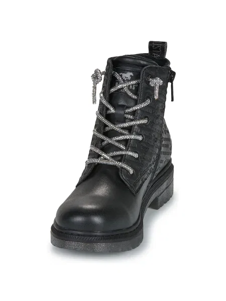 Pantofi Mustang cu șireturi negru