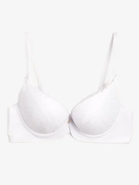 Sutien Push-Up Ecrulia cu Pandantiv Mic alb