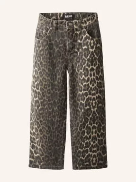 Molo Džíny Aska Extra Relaxed Fit brushed leo