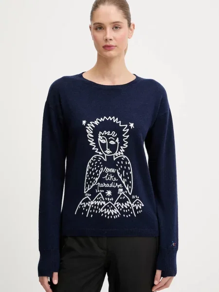 Rossignol pulover de lână JCC bleumarin