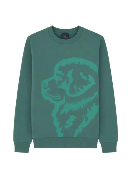 Sweter dziecięcy Fay zielony