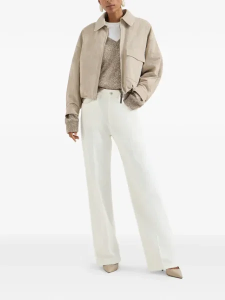 Pantaloni Brunello Cucinelli alb