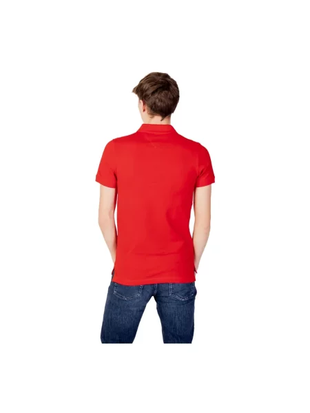 Koszulka polo Tommy Jeans czerwona