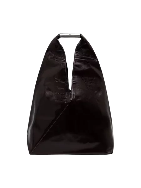 Maison Margiela torebka tote skórzana brązowa