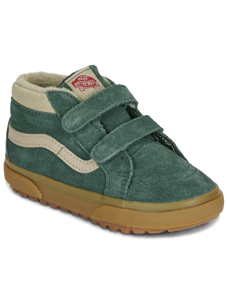 Členkové topánky Vans zelená
