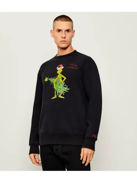 ST.Barth Pulóver SOHO N SAINT BARTH X THE GRINCH fekete