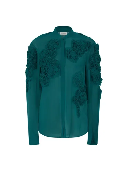 Koszula Dries Van Noten zielona