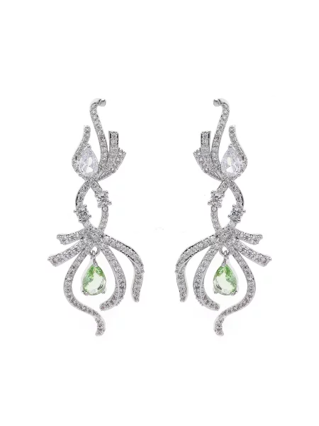 AVANT-GARDE PARIS Cercei Ninata argintiu