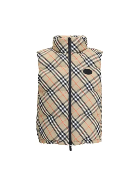 Kamizelka Burberry z kapturem beżowa