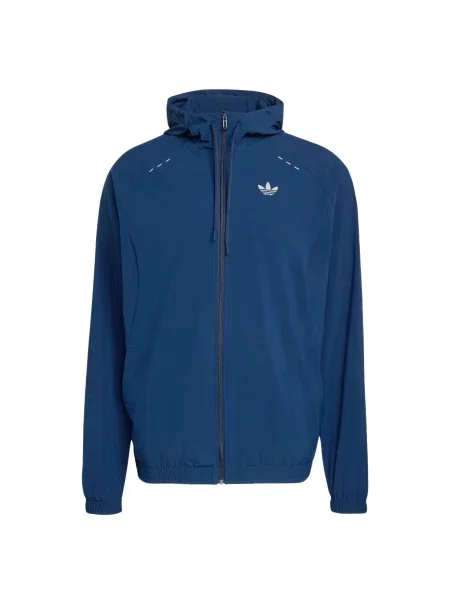 ADIDAS ORIGINALS Ζακέτα φούτερ Trefoil Essentials μπλε μαρέν λευκό