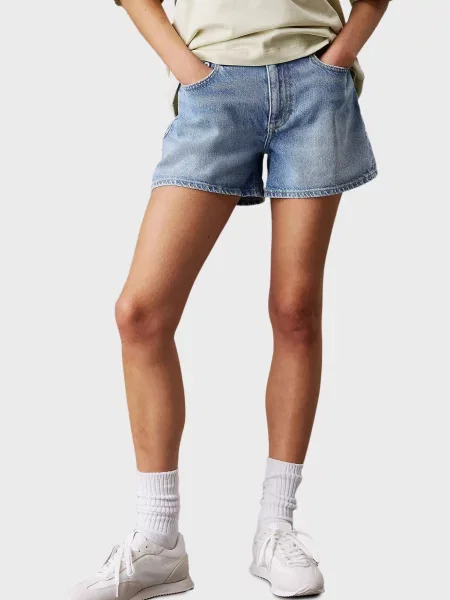 Джинсовые шорты Calvin Klein Jeans голубые