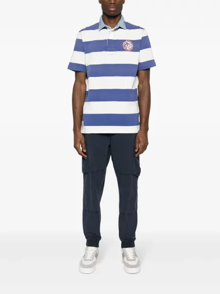 Skinny spodnie Polo Ralph Lauren niebieskie