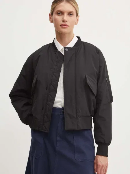 A.P.C. geaca bomber blouson haley femei de tranzitie negru