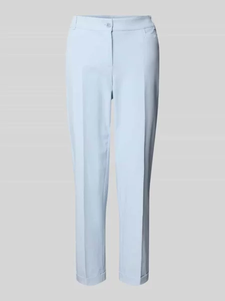 Spodnie materiałowe o skróconym kroju regular fit Raffaello Rossi