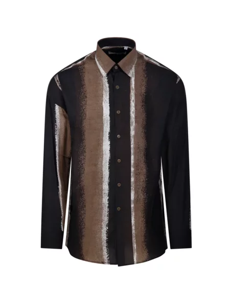 Pruhovaná košile Costumein černá