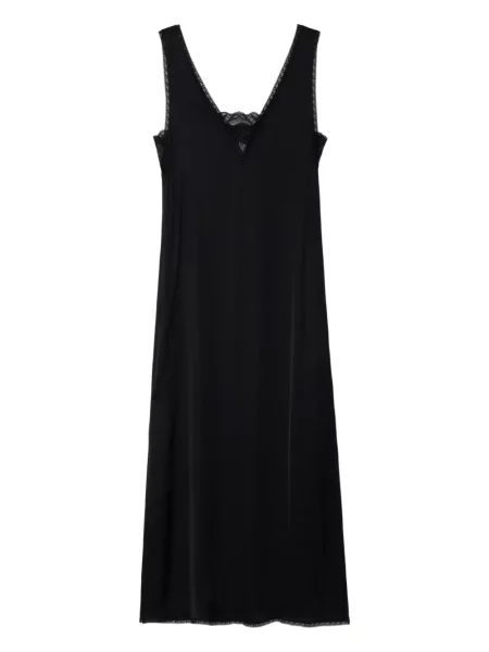 Rochie Zadig&voltaire din satin de costum negru