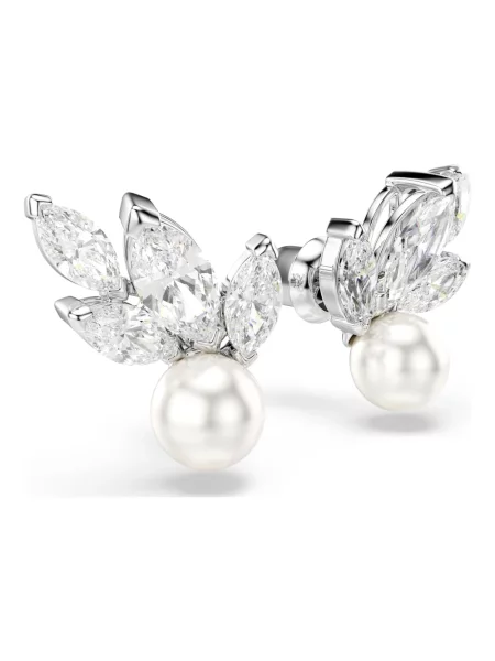 Kolczyki Swarovski białe