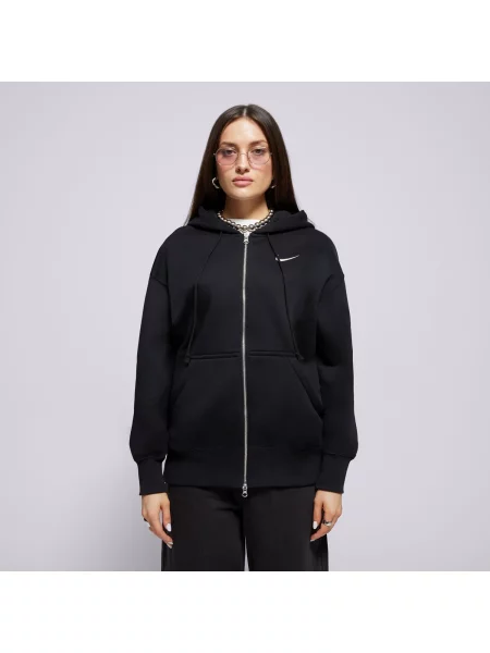 Nike Bluza Rozpinana W Nsw Phnx Flc Fz Os Hoodie Phoenix czarna