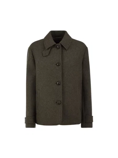 Lekka kurtka Max Mara zielona