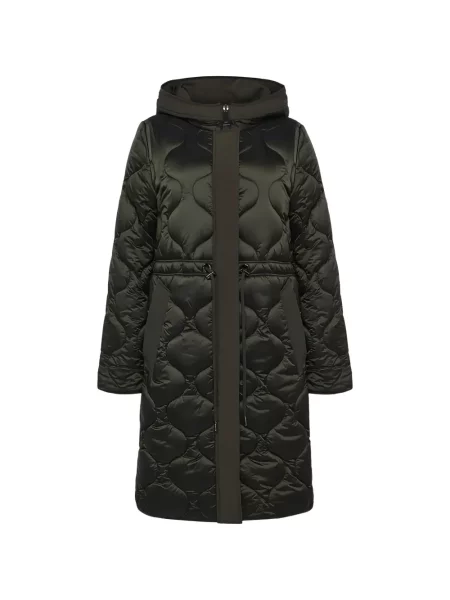 Palton Betty Barclay cu glugă verde