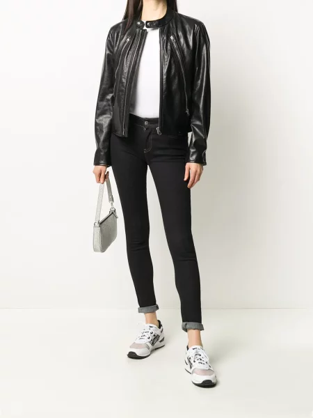 Слаб дънки skinny fit Diesel черно