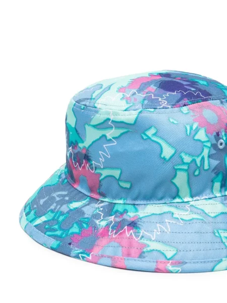 Pălărie Adidas cu model floral cu imagine albastru