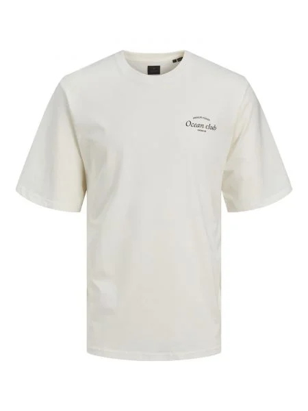 JACK & JONES Majica črna / bela
