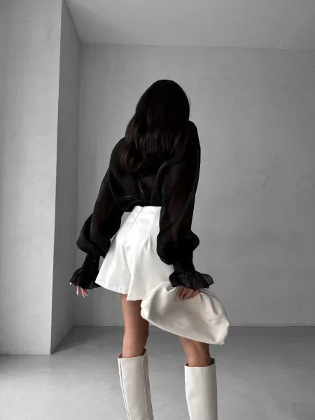 Кожаная юбка Uaclothes