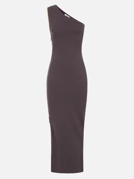 Сукня Elisabetta Franchi коричнева