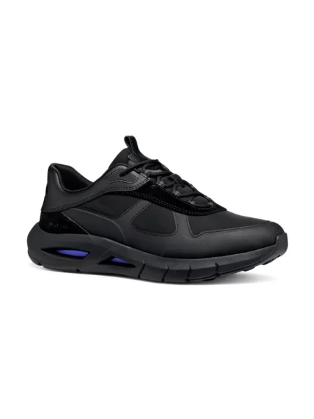 Sneakersy Geox skórzane czarne