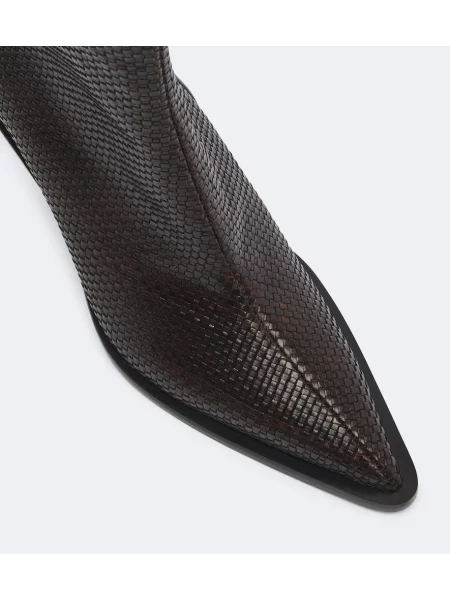 Kožené členkové čižmy Souliers Martinez čierna