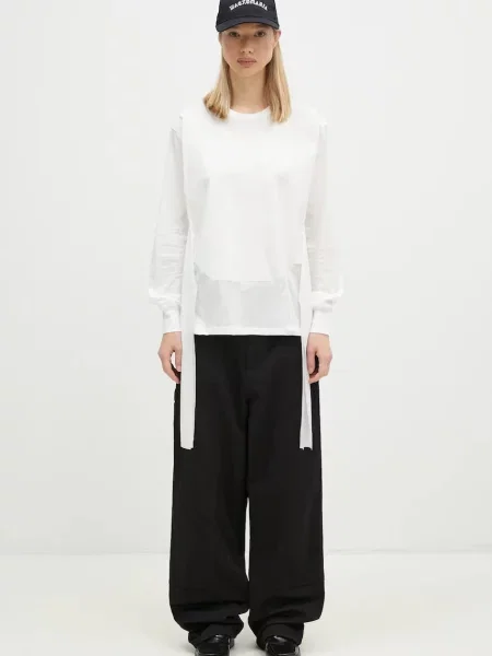 Tricou mânecă lungă Undercover alb