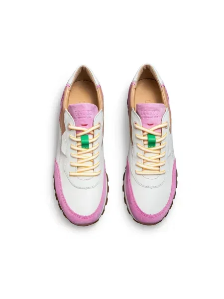 Sneakersy Lloyd skórzane różowe
