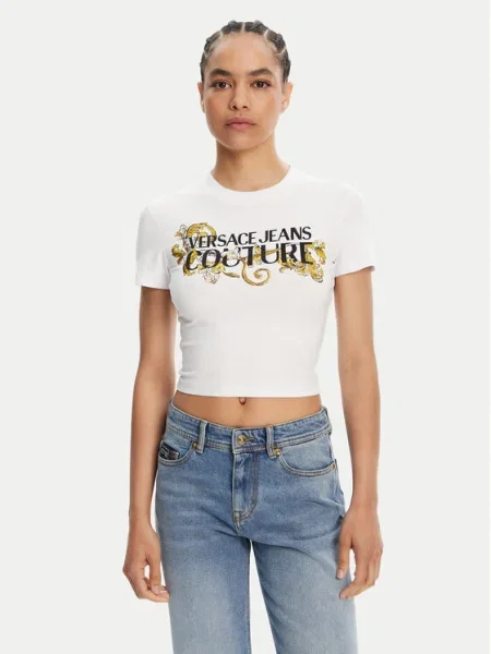 Versace Jeans Couture Tricou alb