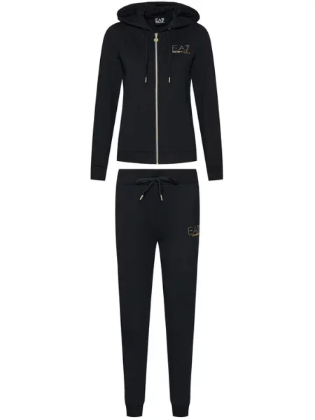 Tepláková souprava Ea7 Emporio Armani černá